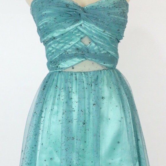 Hailey Logan $110 Jade Evening Prom Cocktail Sz 13 - Picture 5 of 11